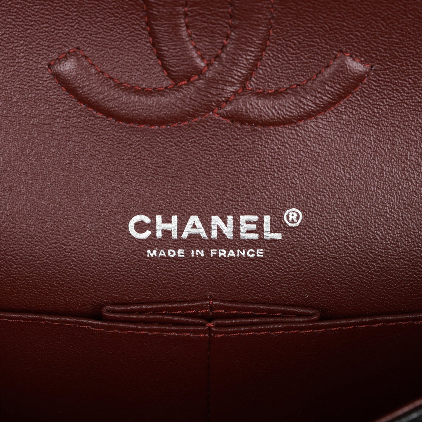 Chanel Medium Classic Double Flap Bag Black Quilted Caviar Silver Hardware