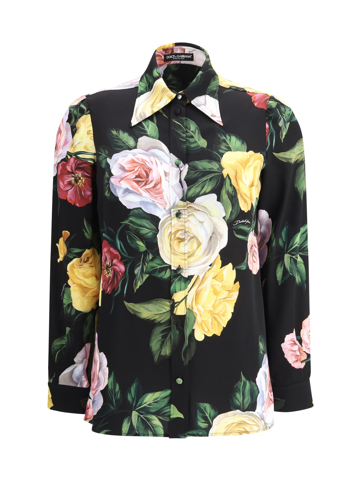 Dolce & Gabbana Women Rose And Peony Print Shirt