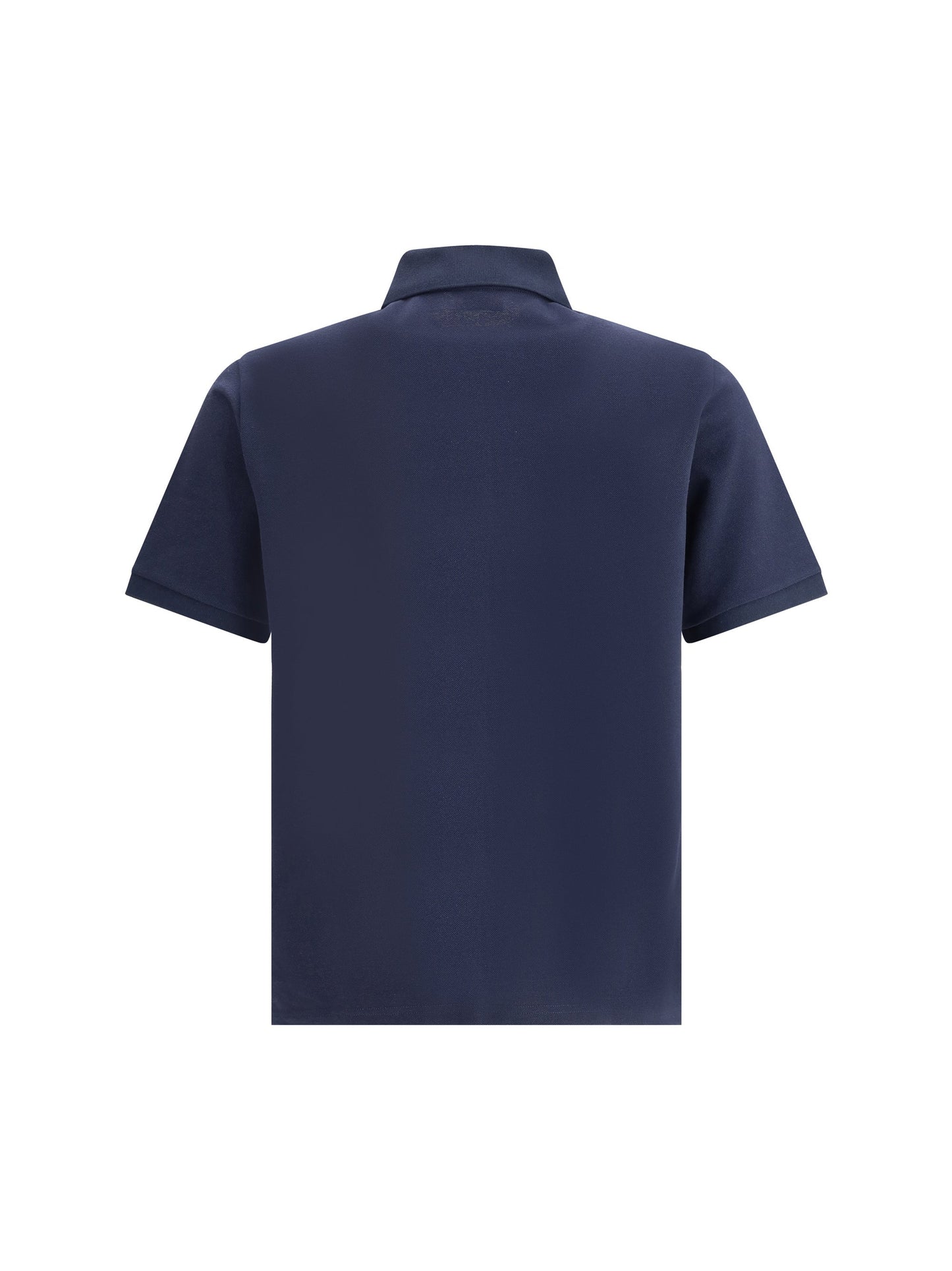 Saint Laurent Men Cassandre Cotton Polo Shirt