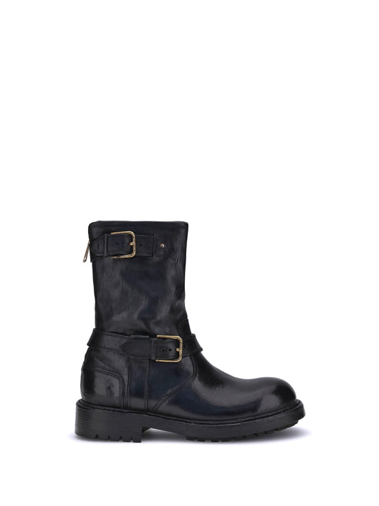 Dolce & Gabbana Men Leather Boots