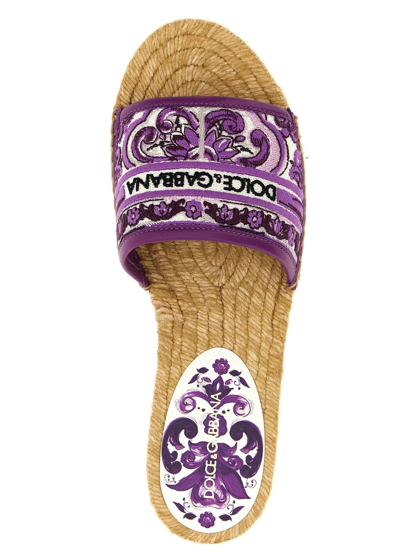 Dolce & Gabbana Women Embroidery Espadrilles