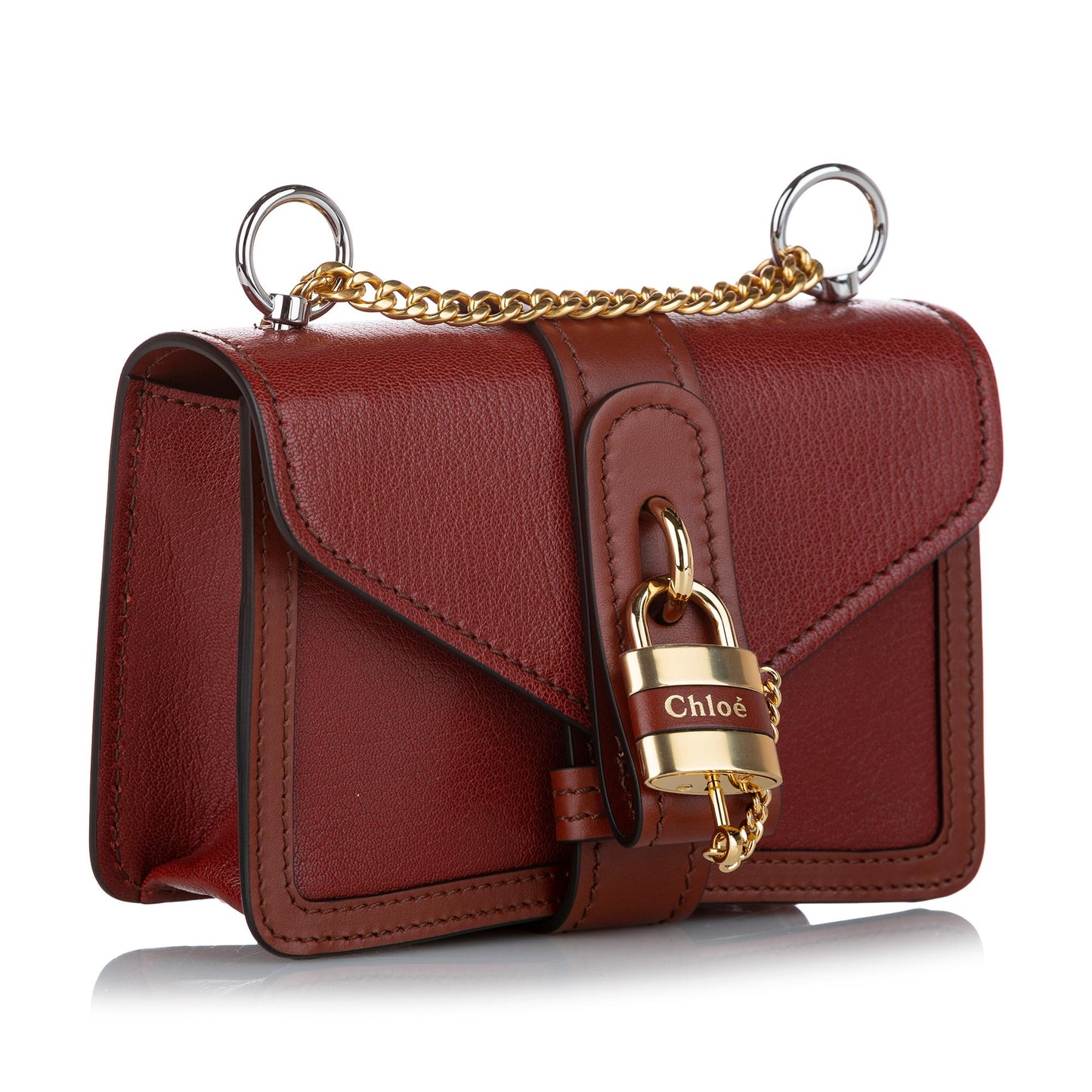 Chloe Aby Leather Crossbody Bag (SHG-26660)
