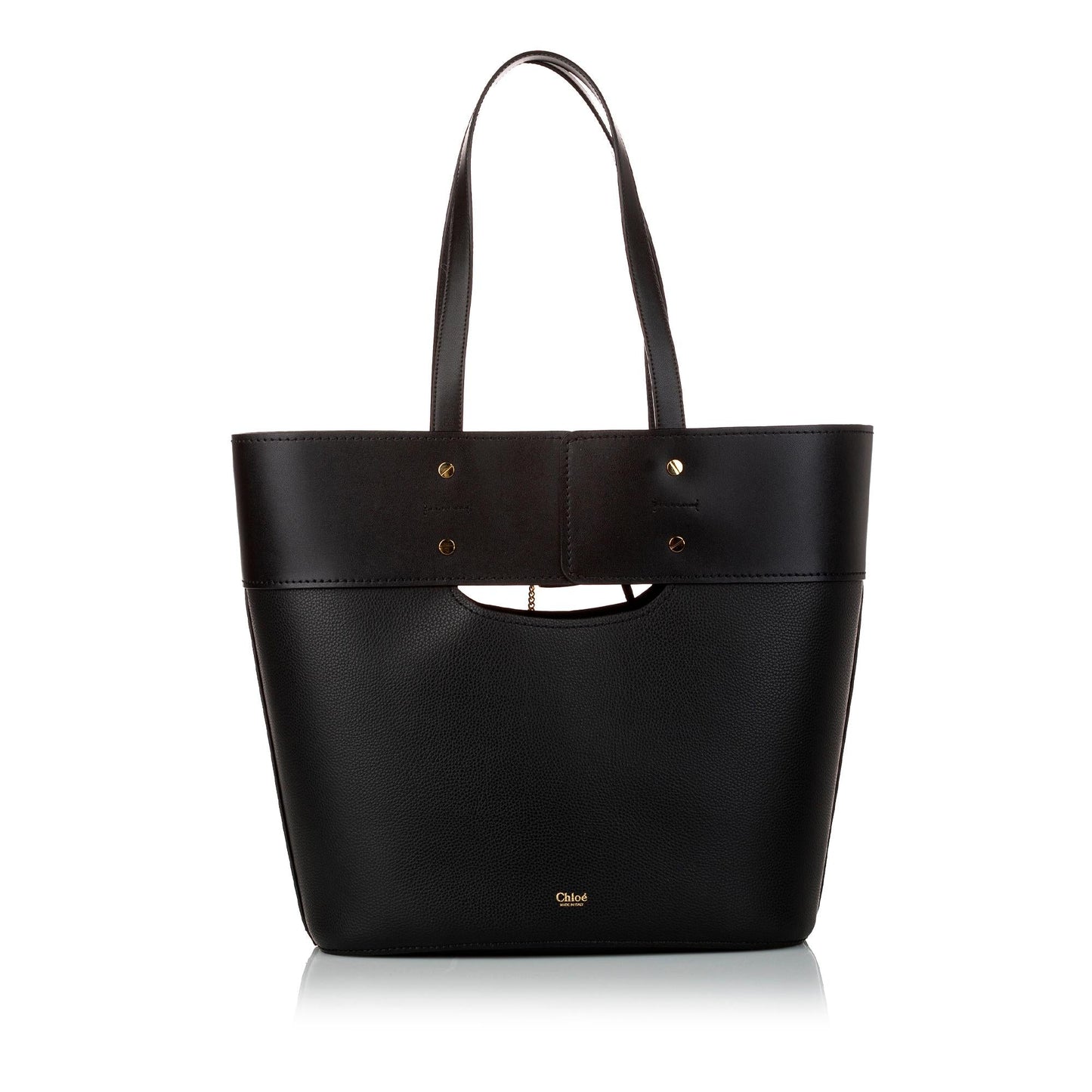 Chloe Aby Leather Tote (SHG-30900)