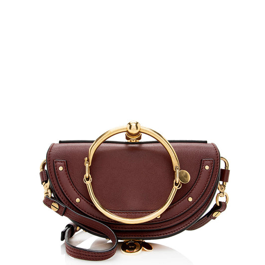 Chloe Calfskin Nile Minaudiere Small Bracelet Bag (SHF-19237)