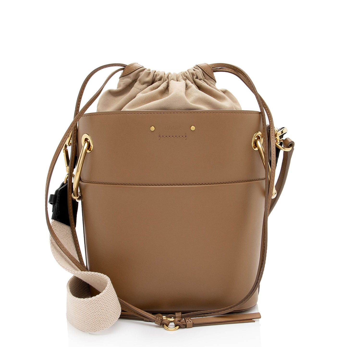 Chloe Calfskin Roy Small Bucket Bag (SHF-GyNXb9)