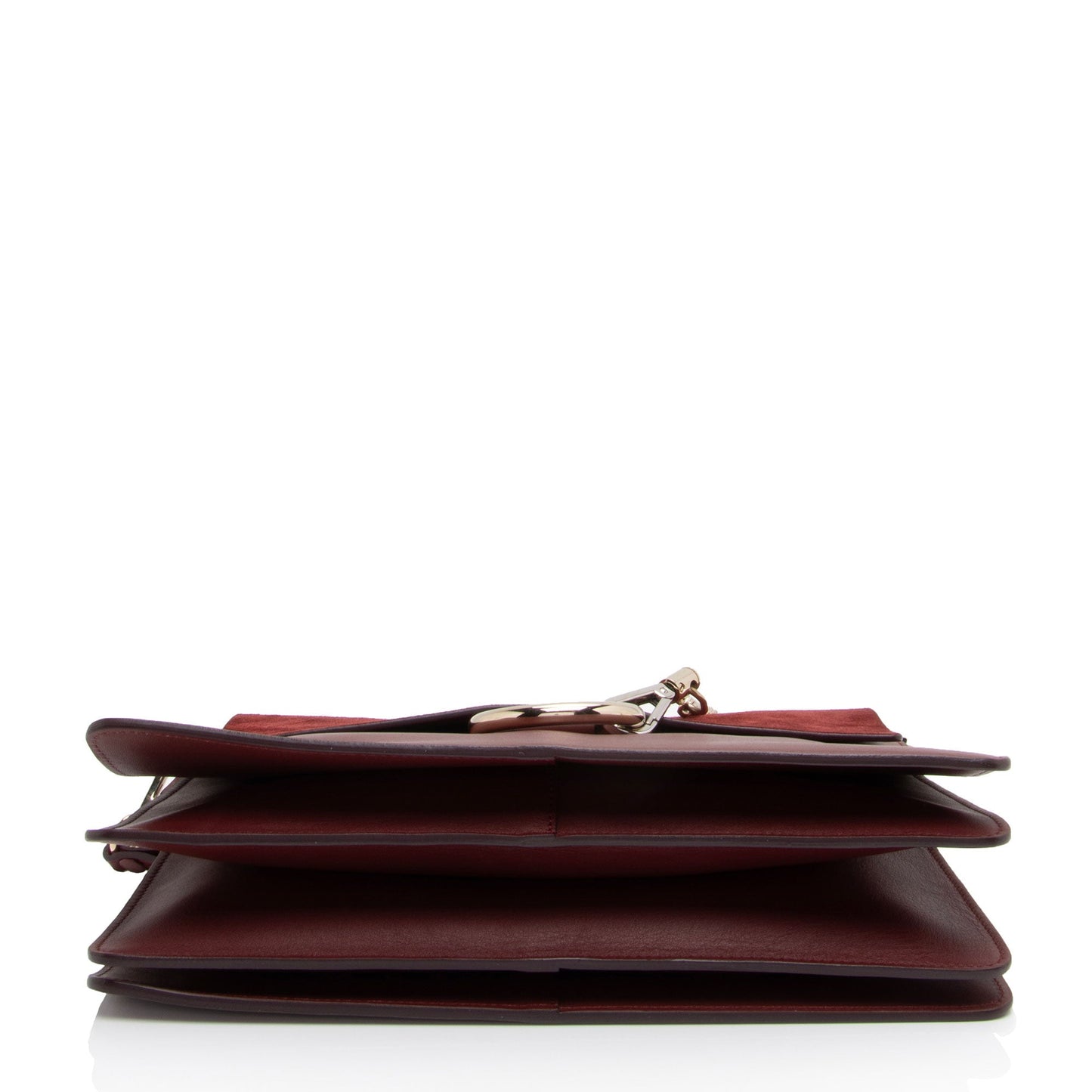 Chloe Calfskin Suede Faye Medium Shoulder Bag (SHF-Vx8bCr)
