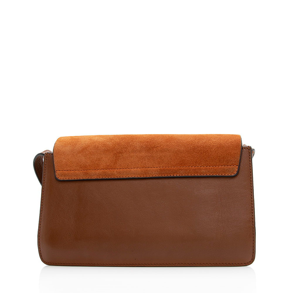 Chloe Calfskin Suede Faye Small Shoulder Bag (SHF-18754)