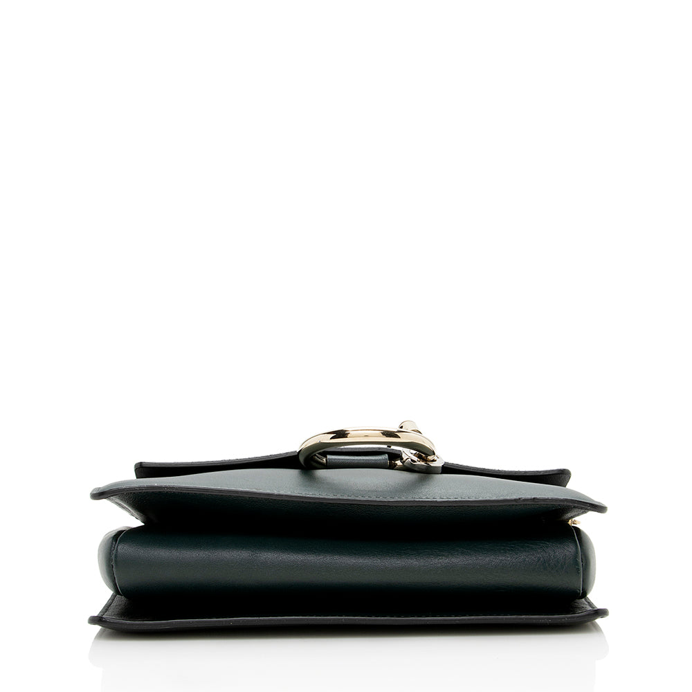 Chloe Calfskin Suede Small Faye Shoulder Bag (SHF-14816)