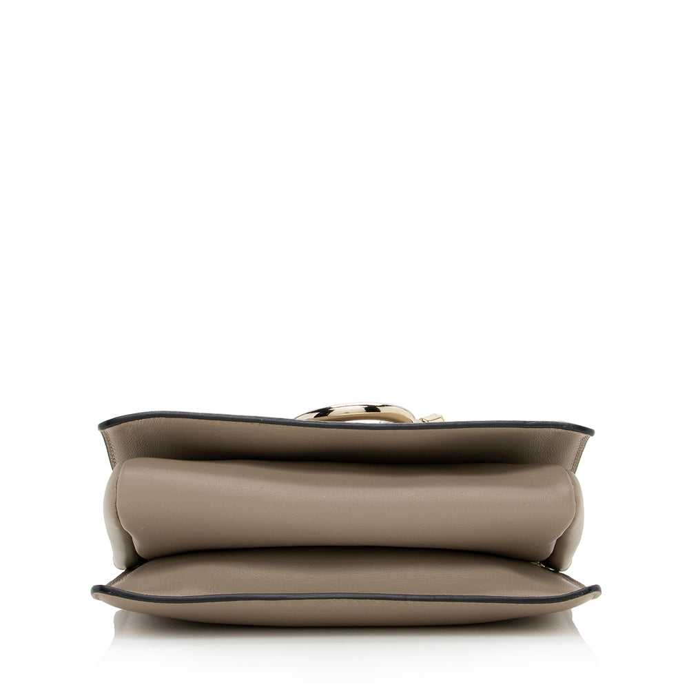 Chloe Calfskin Suede Small Faye Shoulder Bag (SHF-14628)