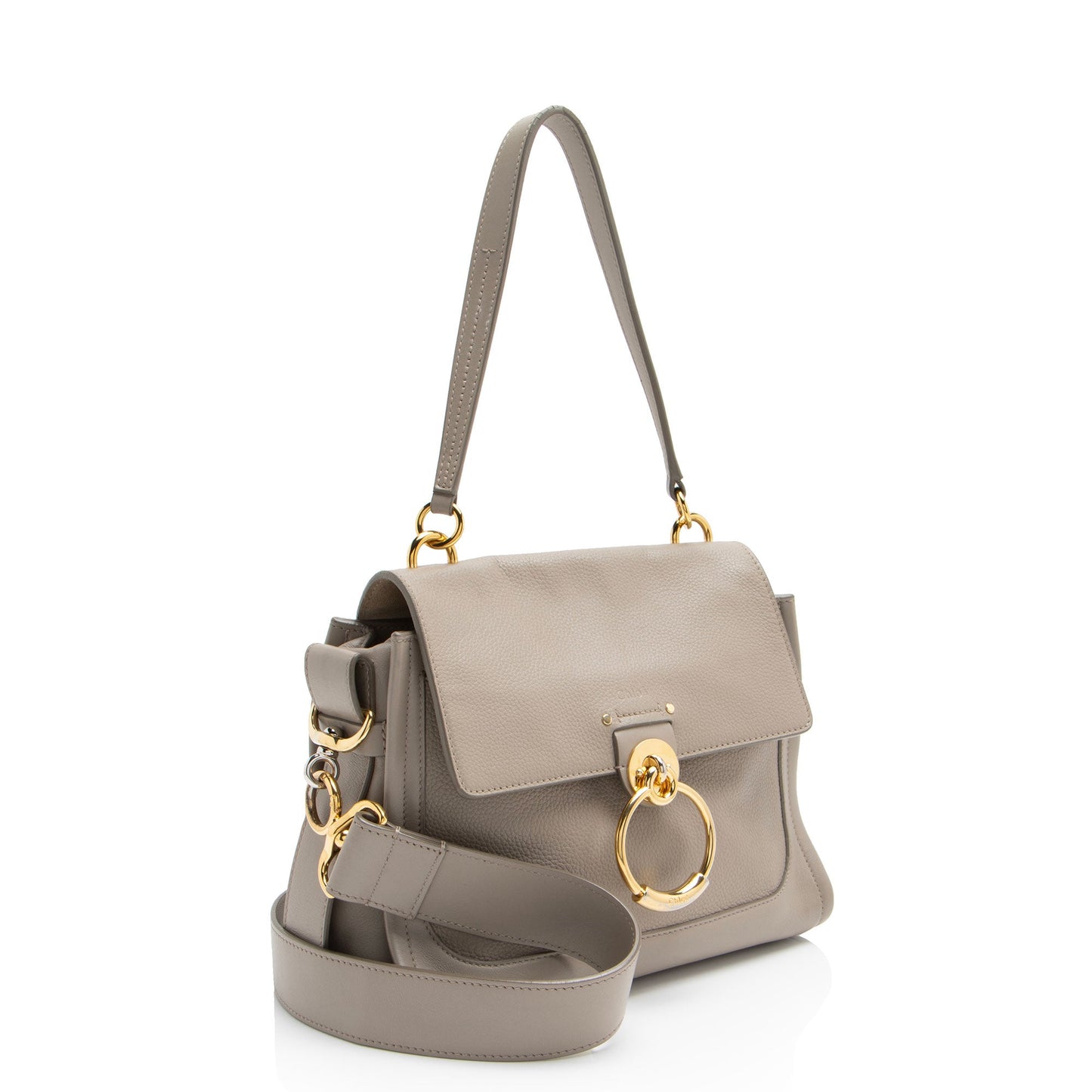Chloe Calfskin Tess Day Small Shoulder Bag (SHF-iVEaCC)