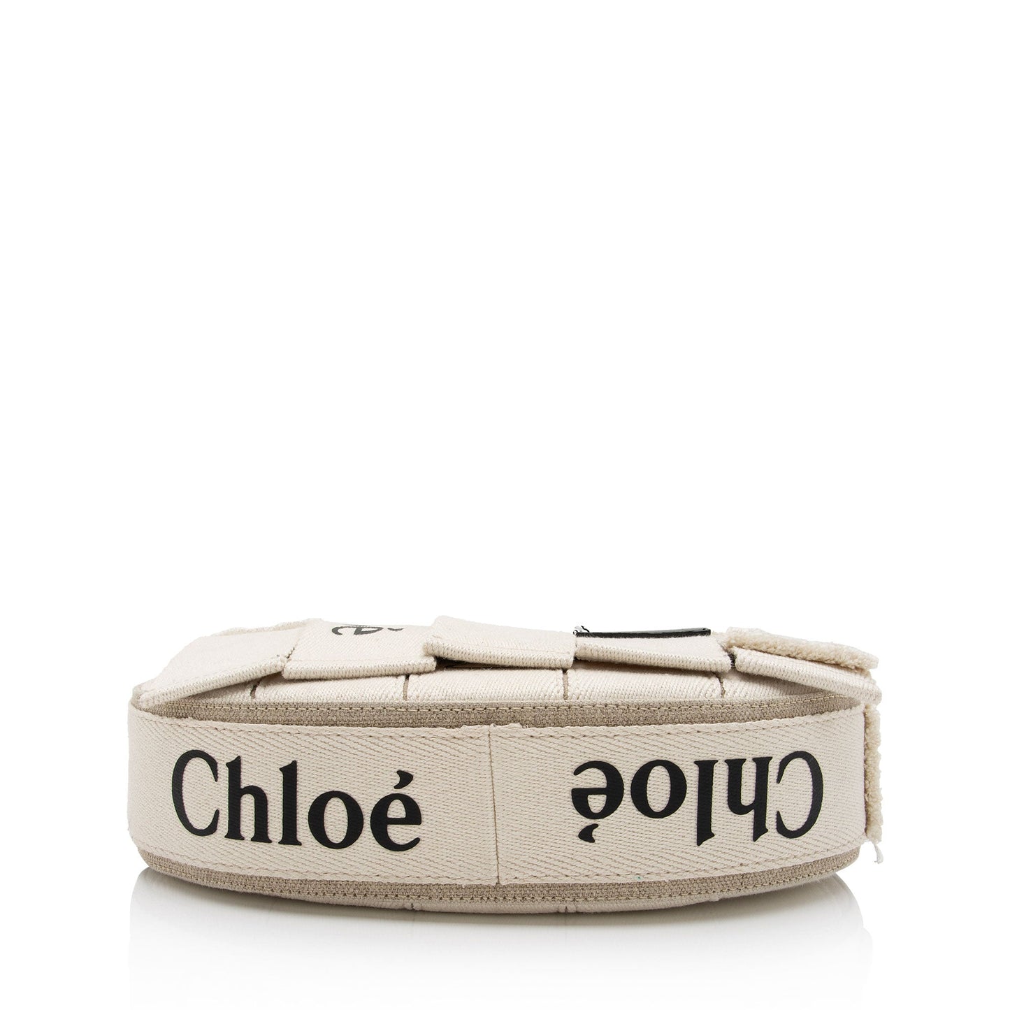 Chloe Linen Canvas Woody Crossbody Bag (SHF-wyyqtV)
