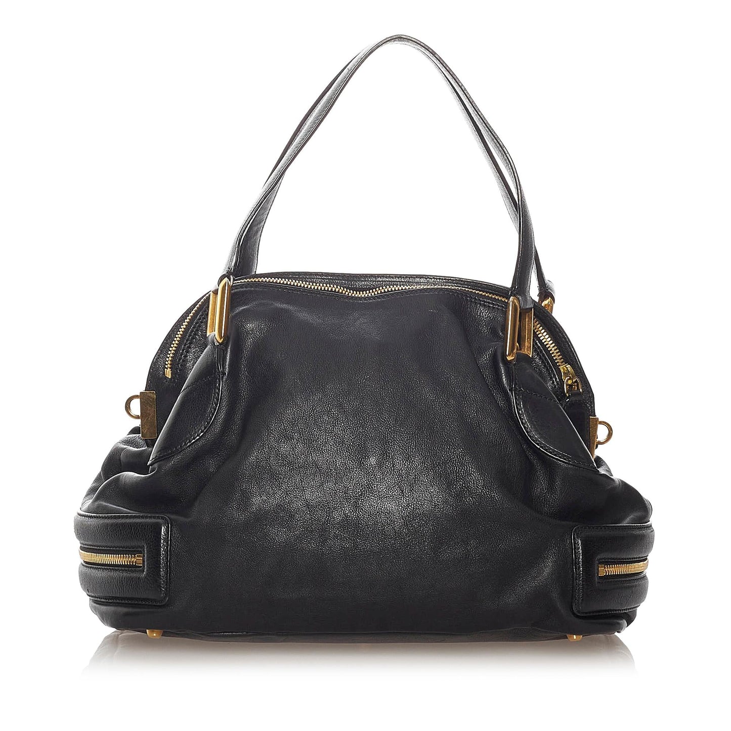 Chloe Cary Leather Satchel (SHG-27766)