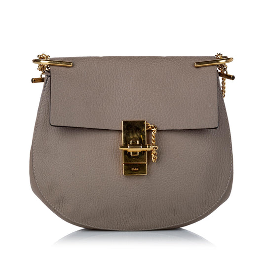 Chloe Drew Leather Crossbody Bag (SHG-29576)