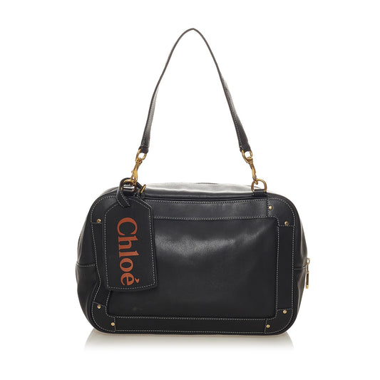 Chloe Eden Leather Shoulder Bag (SHG-28059)