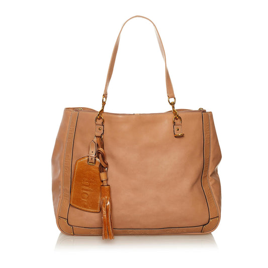 Chloe Eden Leather Tote Bag (SHG-34363)