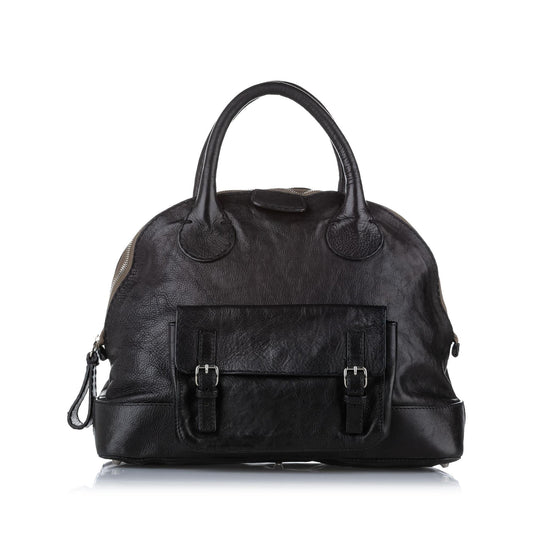 Chloe Edith Dome Bowler Bag (SHG-37376)