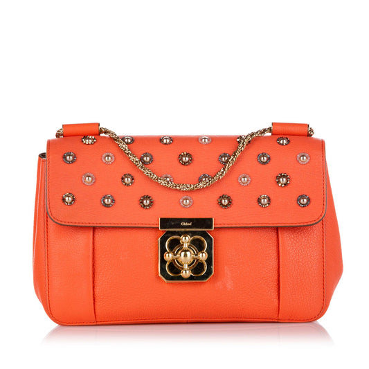 Chloe Elsie Leather Crossbody Bag (SHG-23827)