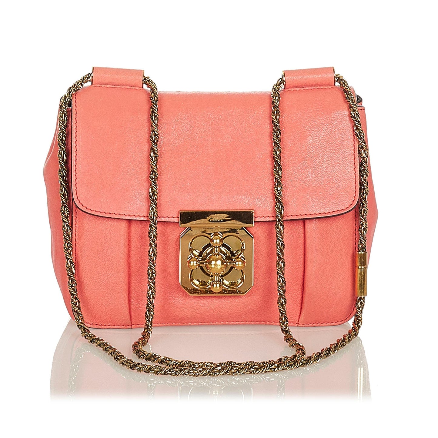Chloe Elsie Leather Crossbody Bag (SHG-27135)