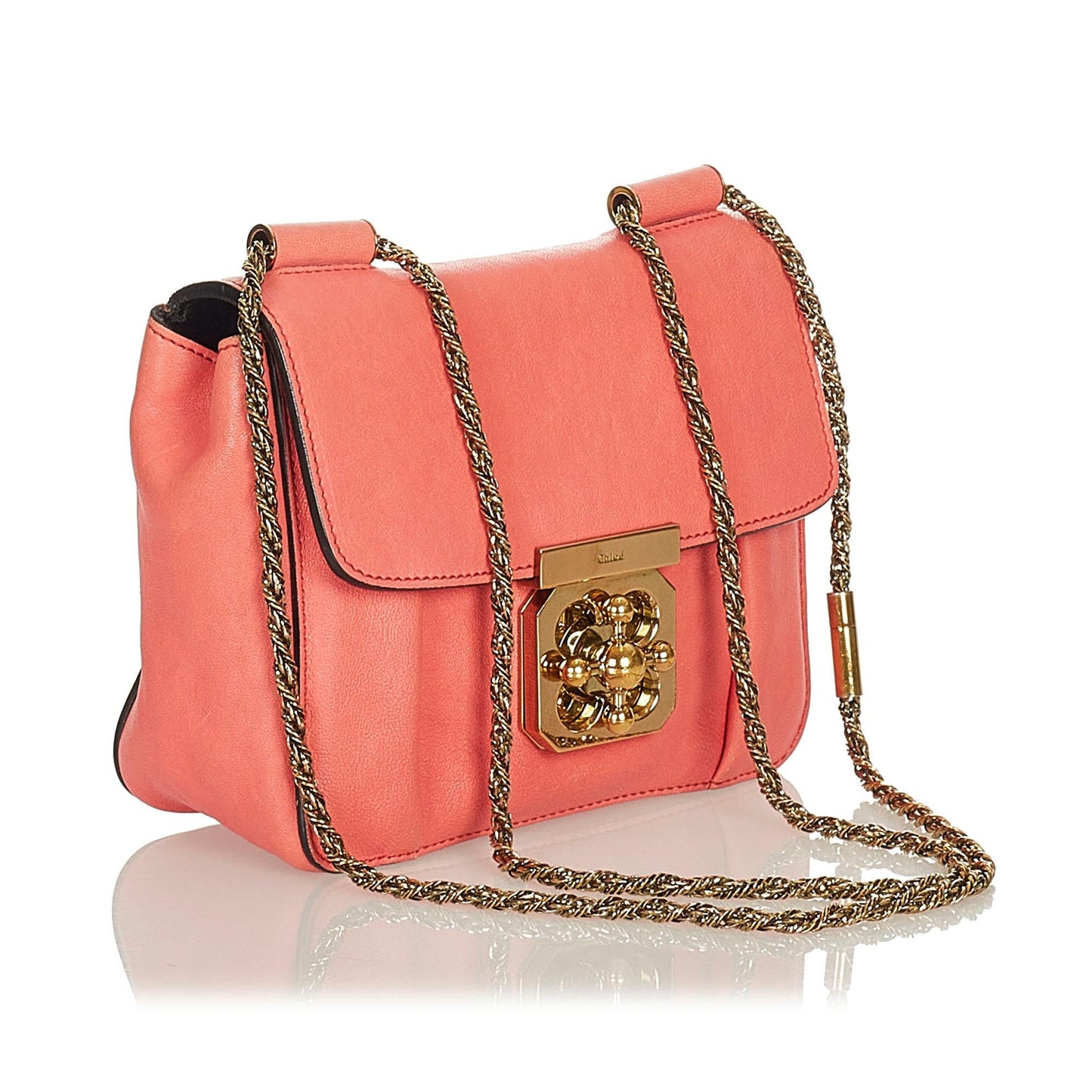 Chloe Elsie Leather Crossbody Bag (SHG-27135)