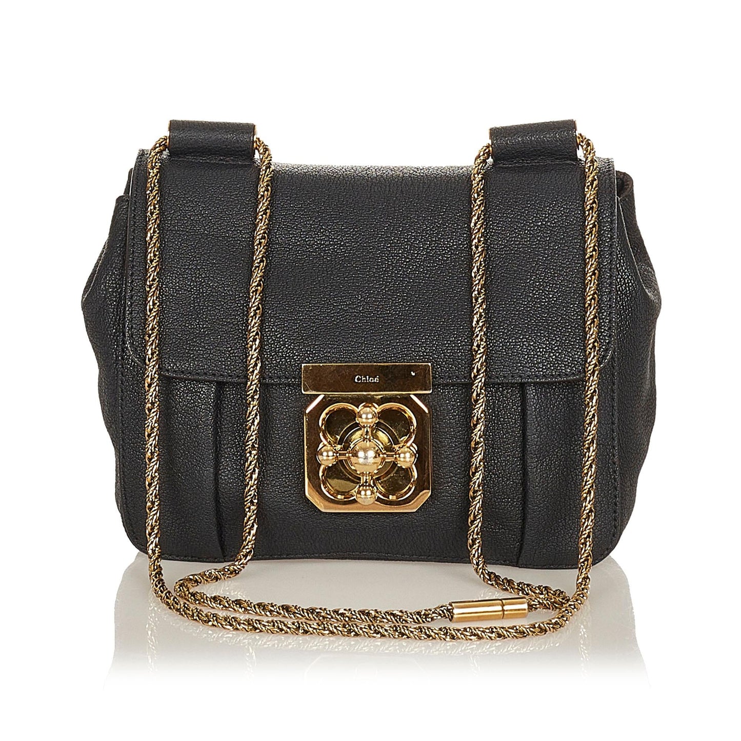 Chloe Elsie Leather Crossbody Bag (SHG-27137)