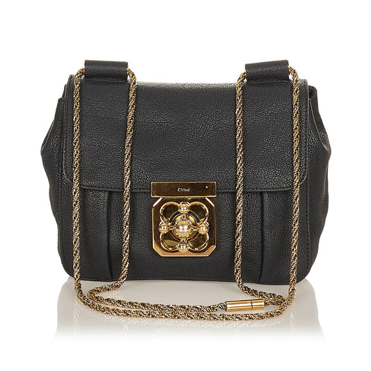 Chloe Elsie Leather Crossbody Bag (SHG-27137)