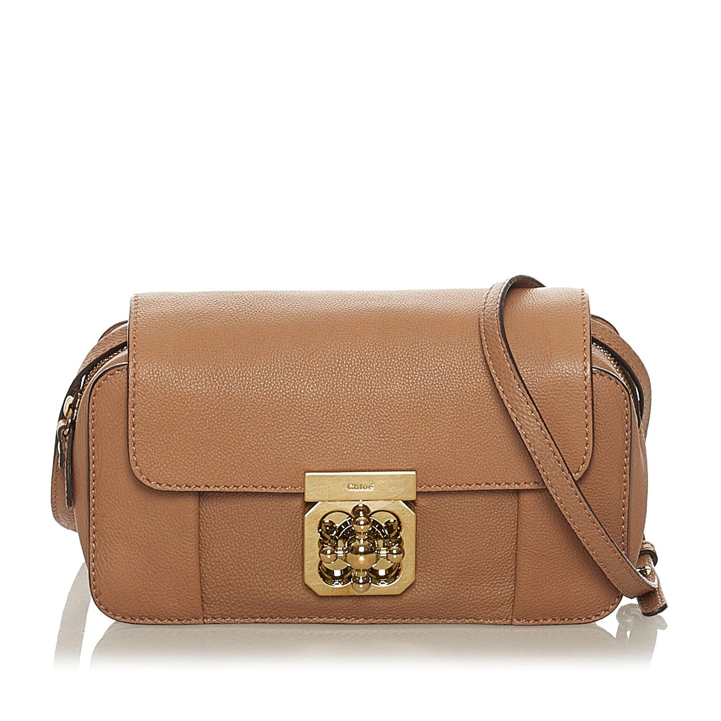 Chloe Elsie Leather Crossbody Bag (SHG-27210)