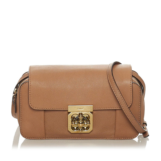 Chloe Elsie Leather Crossbody Bag (SHG-27210)