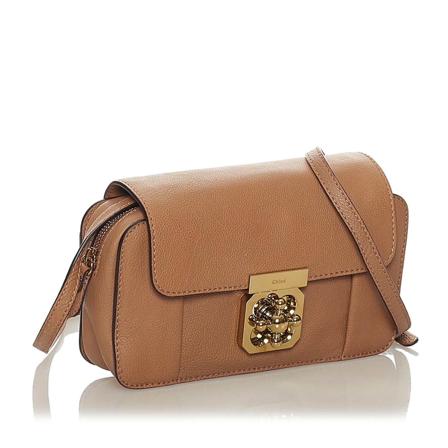 Chloe Elsie Leather Crossbody Bag (SHG-27210)