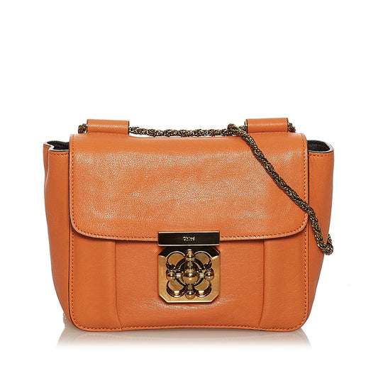 Chloe Elsie Leather Crossbody Bag (SHG-29350)