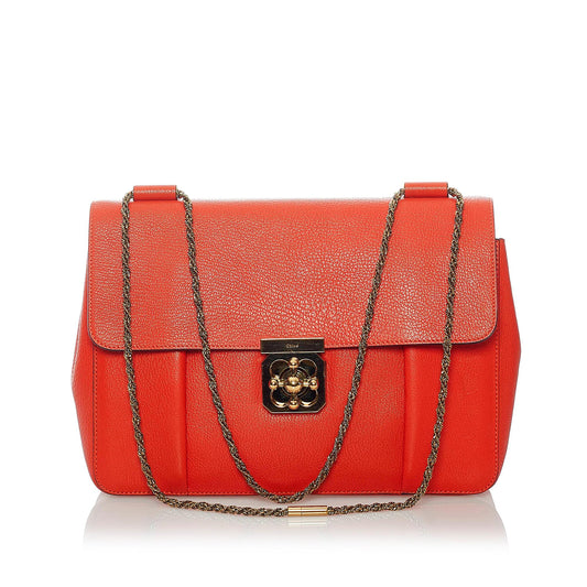 Chloe Elsie Leather Crossbody Bag (SHG-30876)