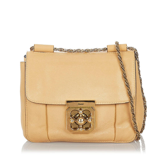 Chloe Elsie Leather Crossbody Bag (SHG-33993)