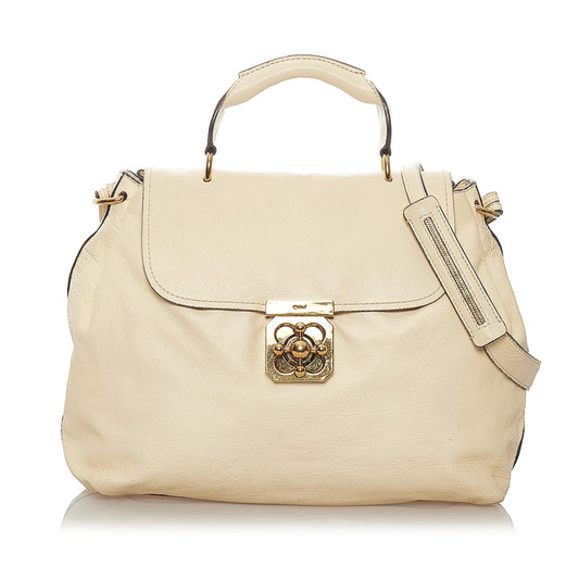 Chloe Elsie Leather Satchel (SHG-28313)