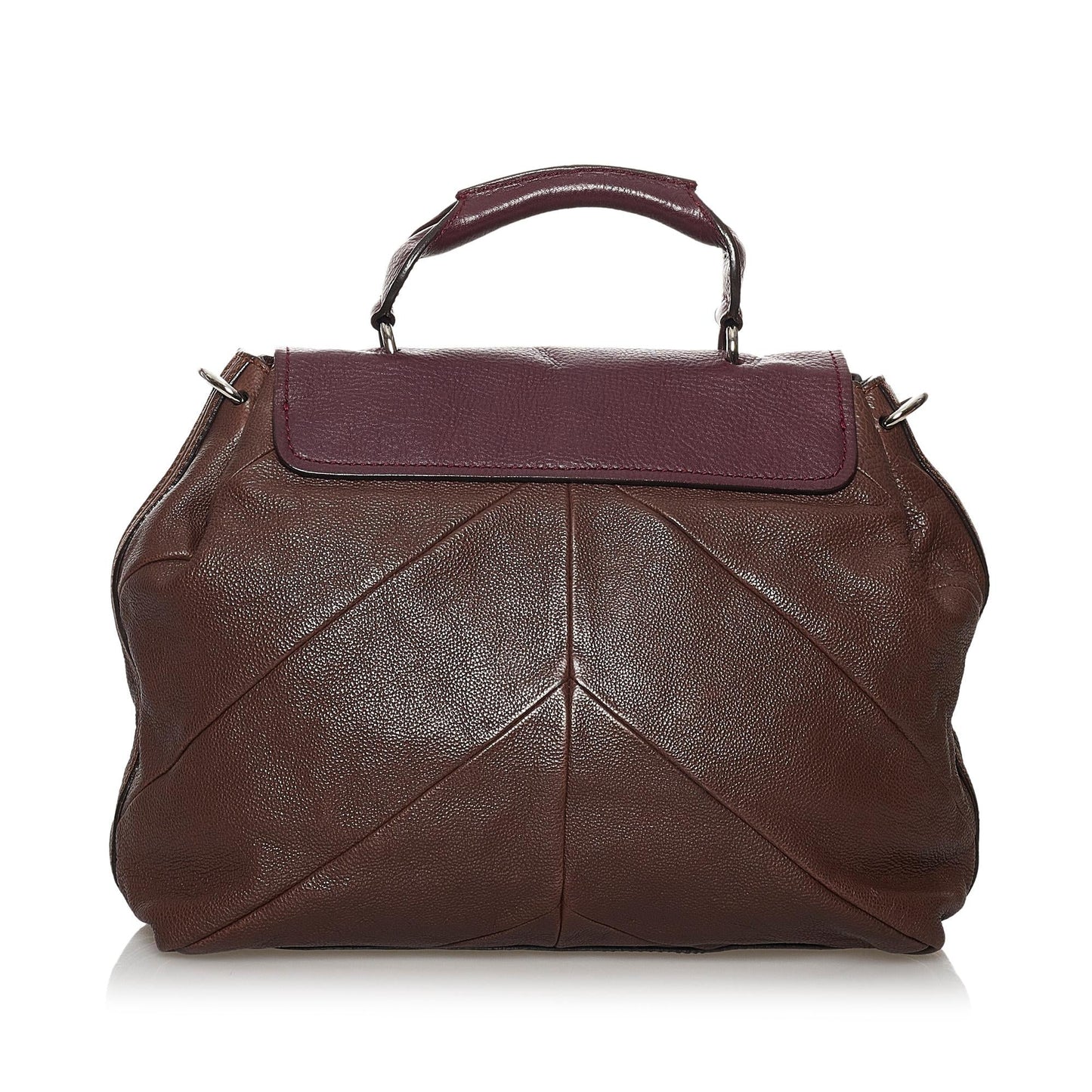 Chloe Elsie Leather Satchel (SHG-29904)