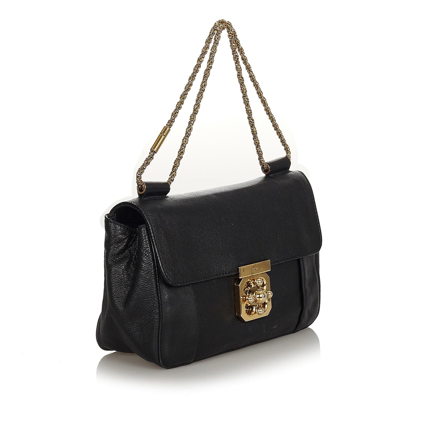 Chloe Elsie Leather Shoulder Bag (SHG-24535)