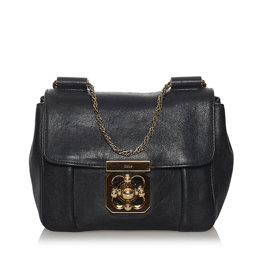Chloe Elsie Leather Shoulder Bag (SHG-33651)