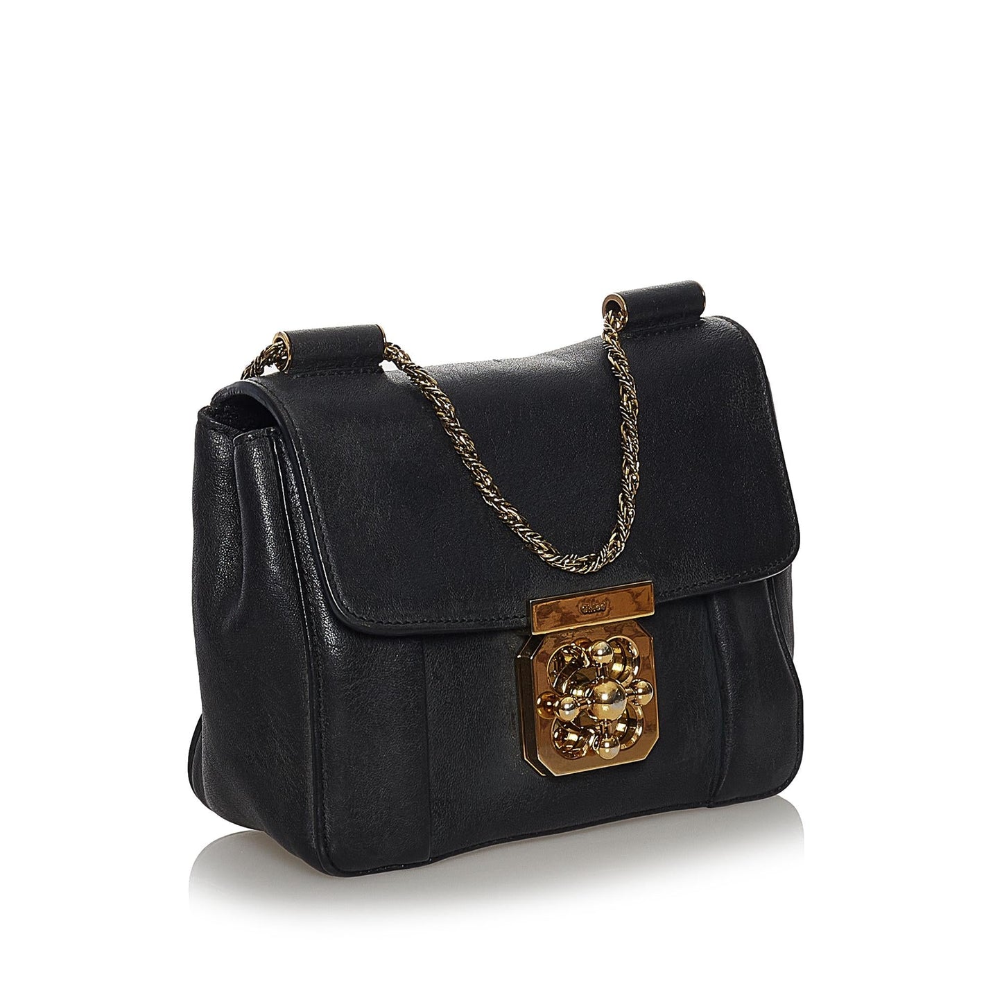 Chloe Elsie Leather Shoulder Bag (SHG-33651)