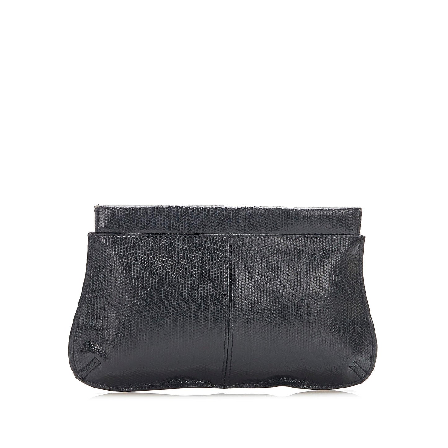 Chloe Embossed Leather Clutch (SHG-22267)