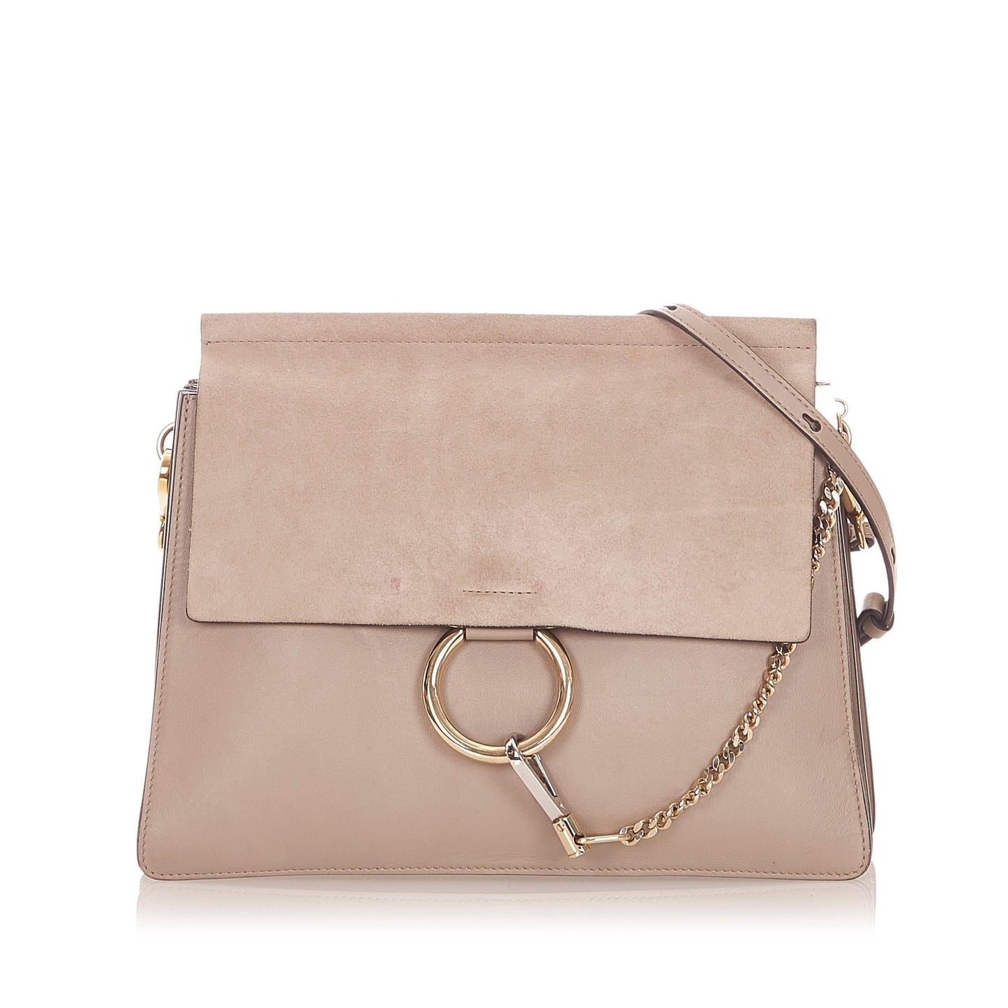 Chloe Faye Leather Crossbody Bag (SHG-20641)