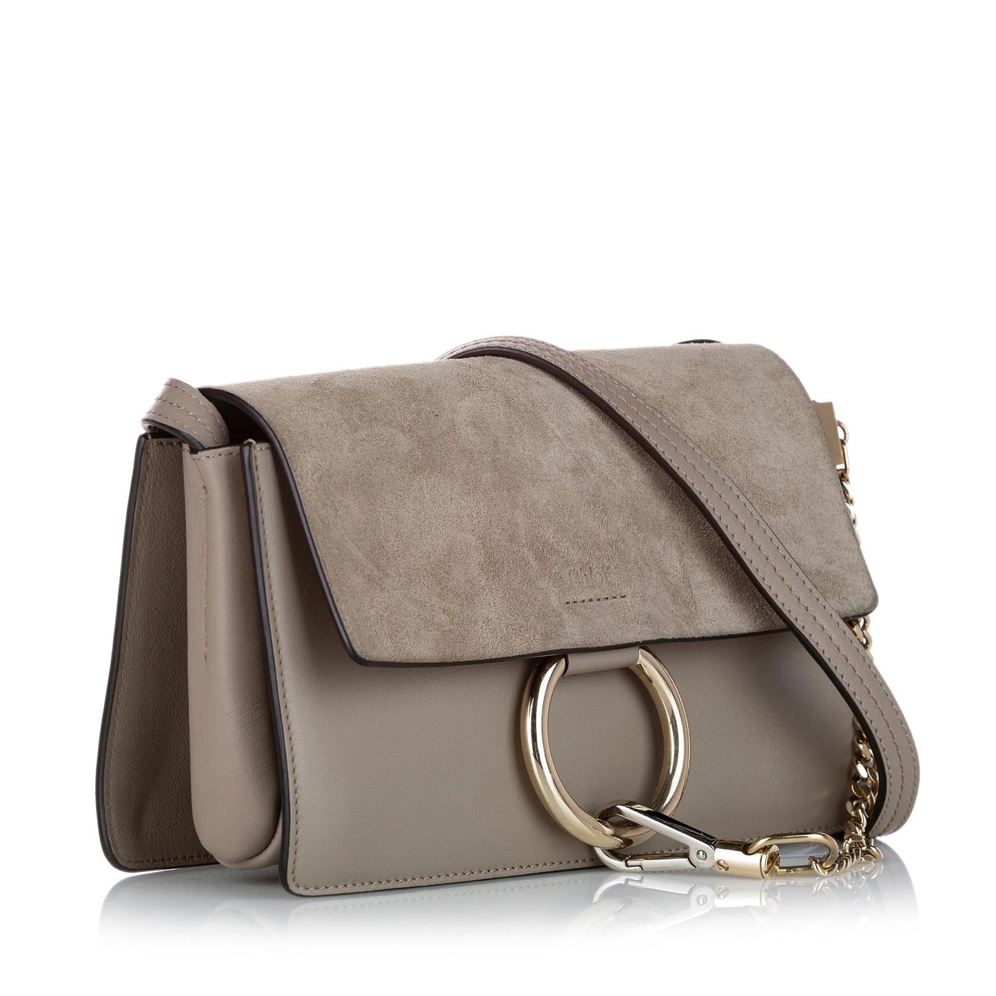 Chloe Faye Leather Crossbody Bag (SHG-24803)