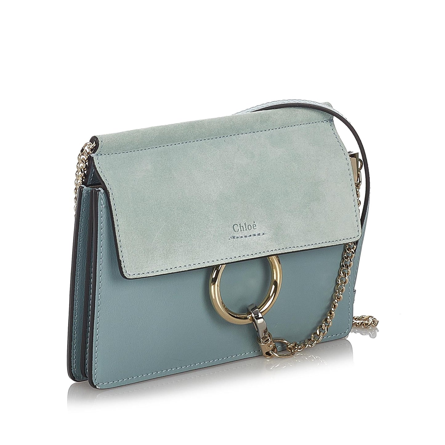 Chloe Faye Leather Crossbody Bag (SHG-26960)