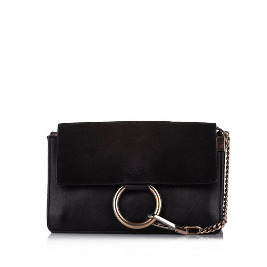 Chloe Faye Leather Crossbody Bag (SHG-31723)