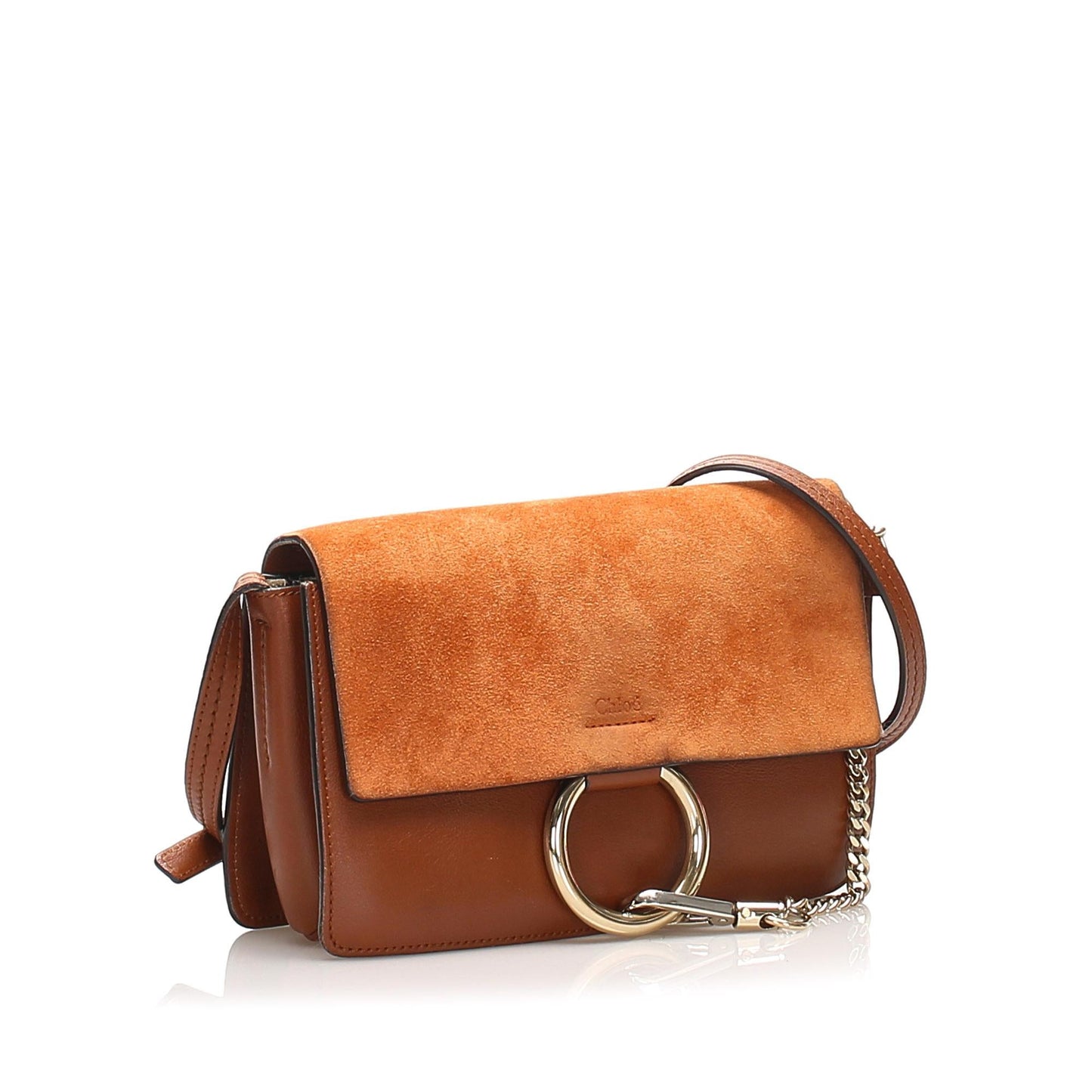 Chloe Faye Leather Crossbody Bag (SHG-33935)
