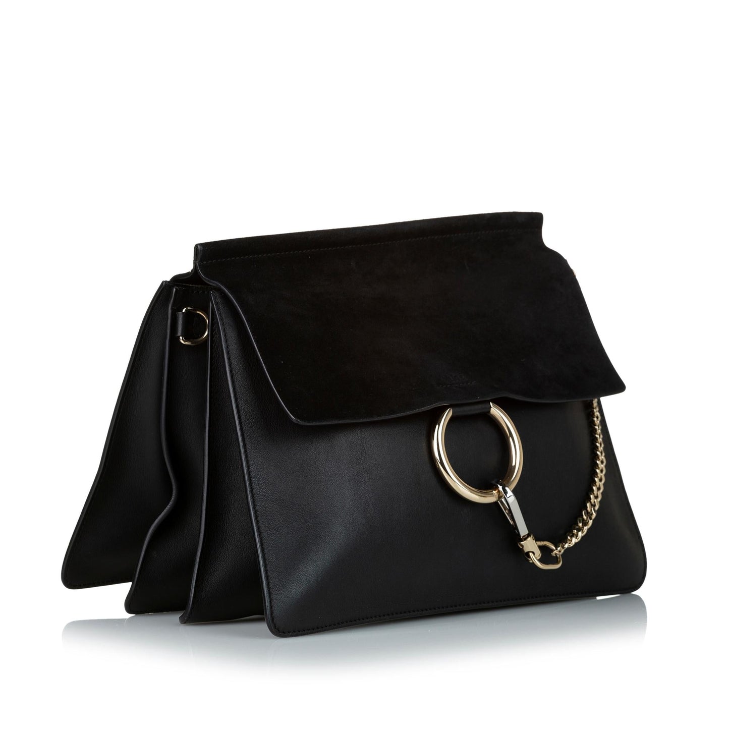 Chloe Faye Leather Shoulder Bag (SHG-31240)