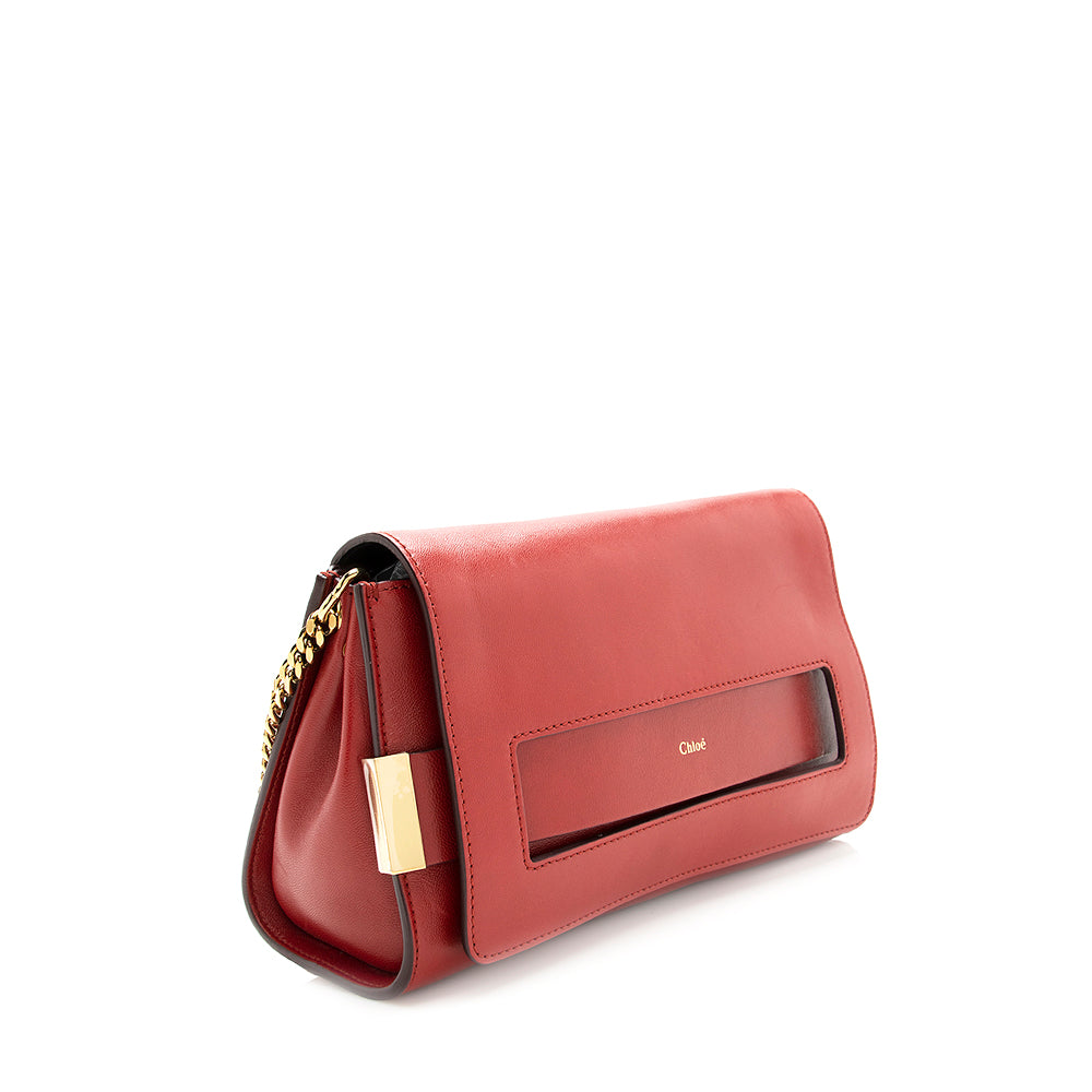 Chloe Goatskin Elle Medium Clutch (SHF-19949)