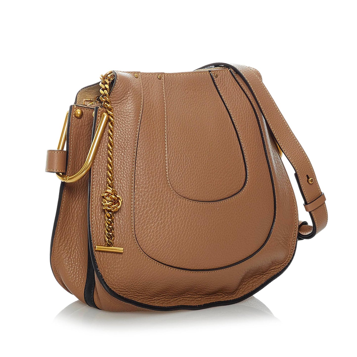 Chloe Hayley Leather Crossbody Bag (SHG-29777)