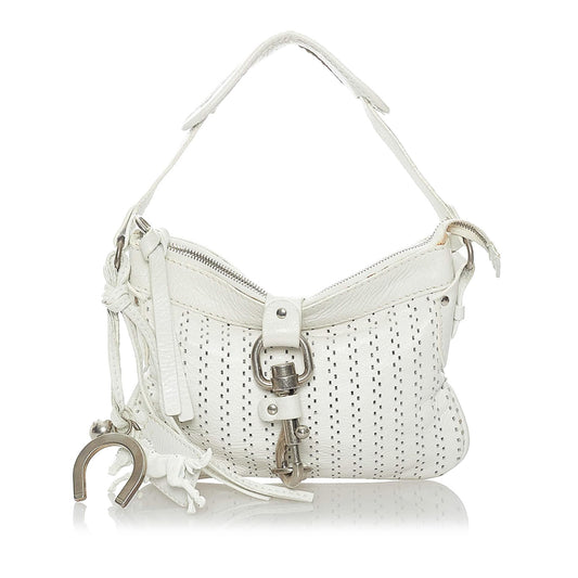 Chloe Kerala Perforated Leather Shoulder Bag (SHG-30825)