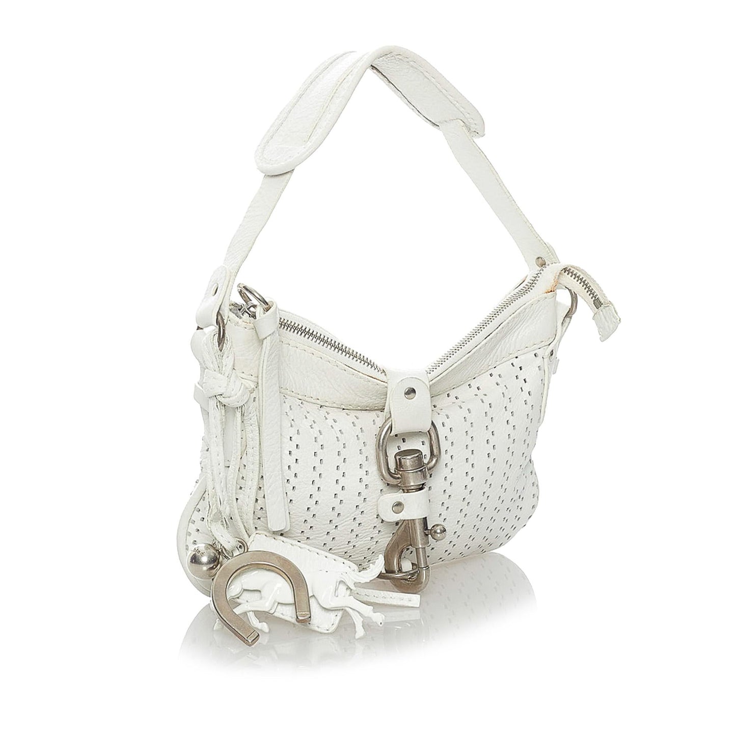 Chloe Kerala Perforated Leather Shoulder Bag (SHG-30825)
