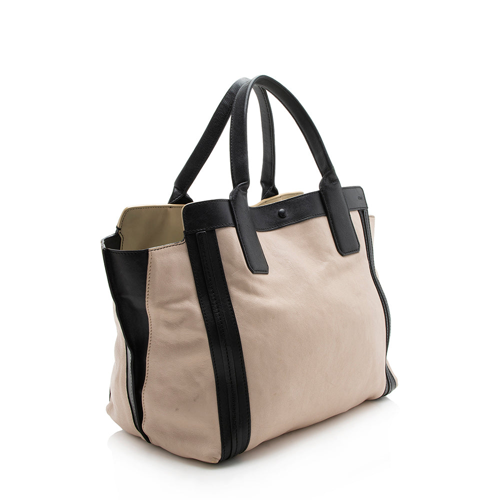 Chloe Leather Alison Tote (SHF-12075)