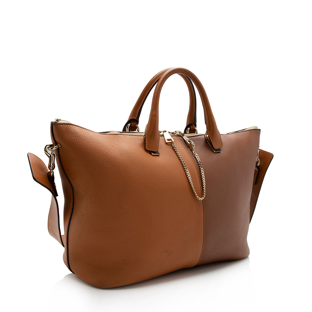Chloe Leather Baylee Medium Shoulder Bag - FINAL SALE (SHF-15738)