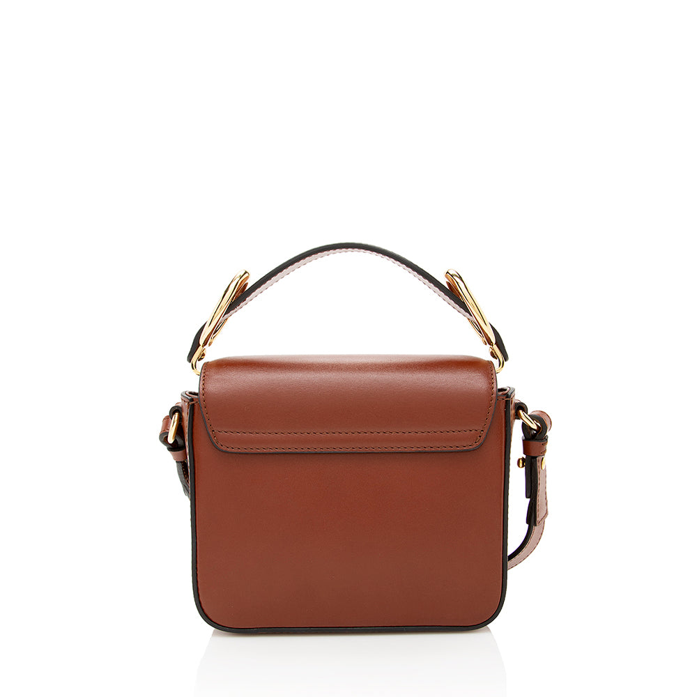 Chloe Leather C Mini Shoulder Bag (SHF-18627)